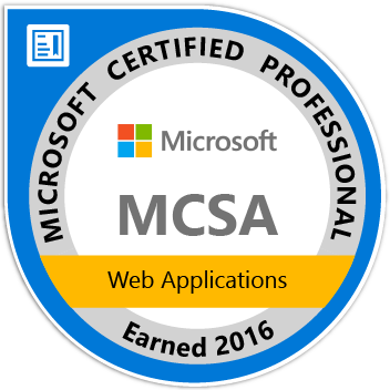 MCSA Web Applications
